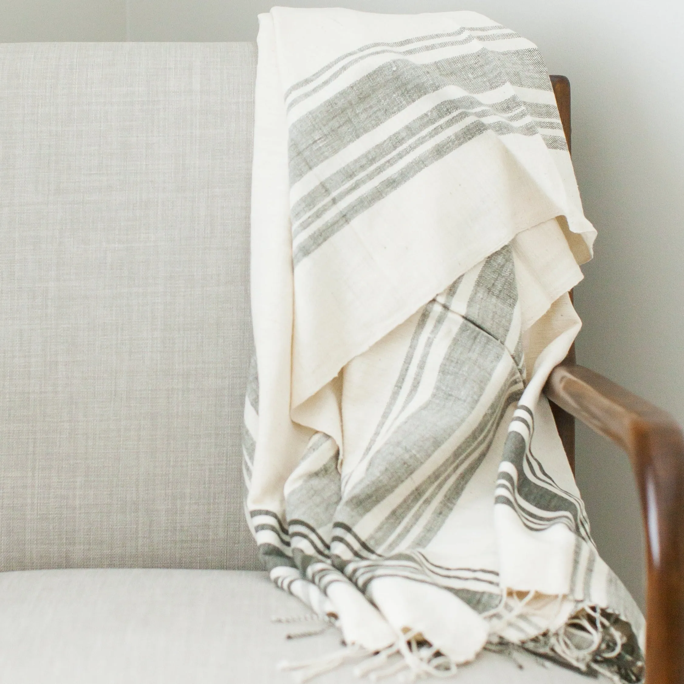 Cabin Hatch Cotton Throw Blanket