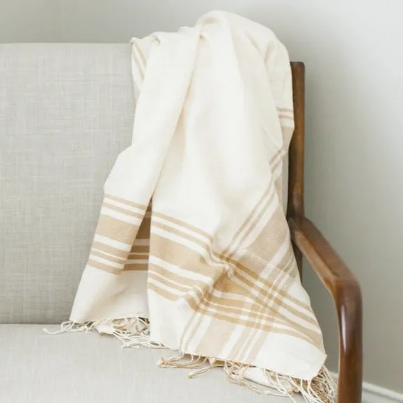 Cabin Hatch Cotton Throw Blanket