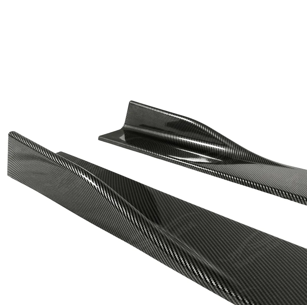 Carbon Fiber Print Side Skirts Extension Fits BMW 2000-2025 All Year Model