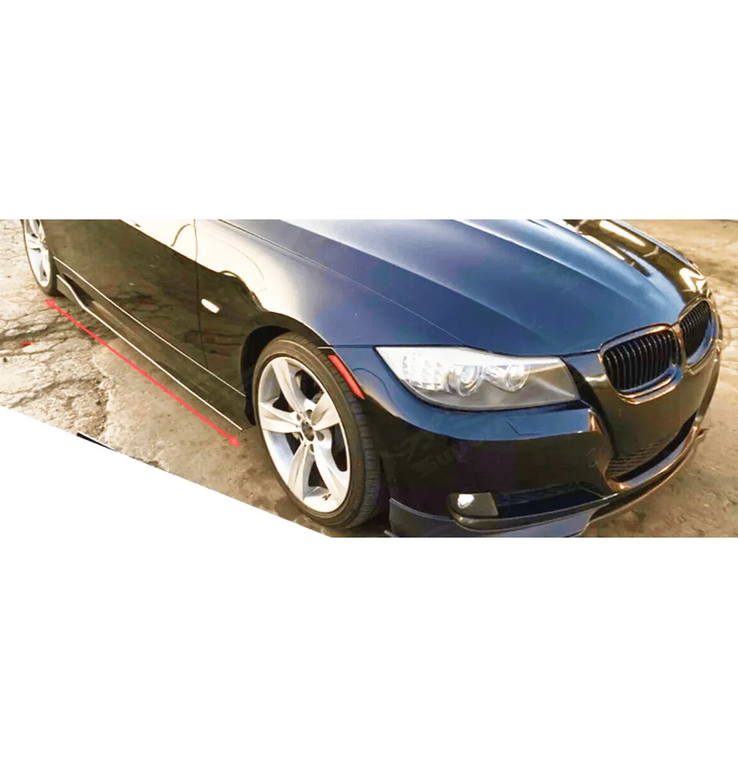 Carbon Fiber Print Side Skirts Extension Fits BMW 2000-2025 All Year Model
