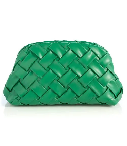 Char Clutch In Green