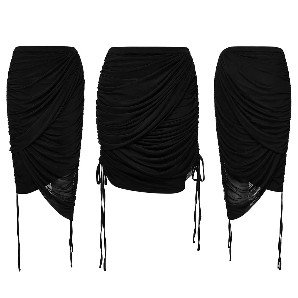 Convertible Pleated Mesh Skirt: Endless Statement Looks