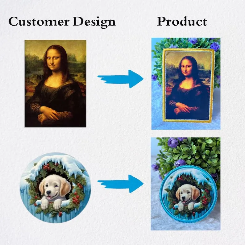 Custom photo patch