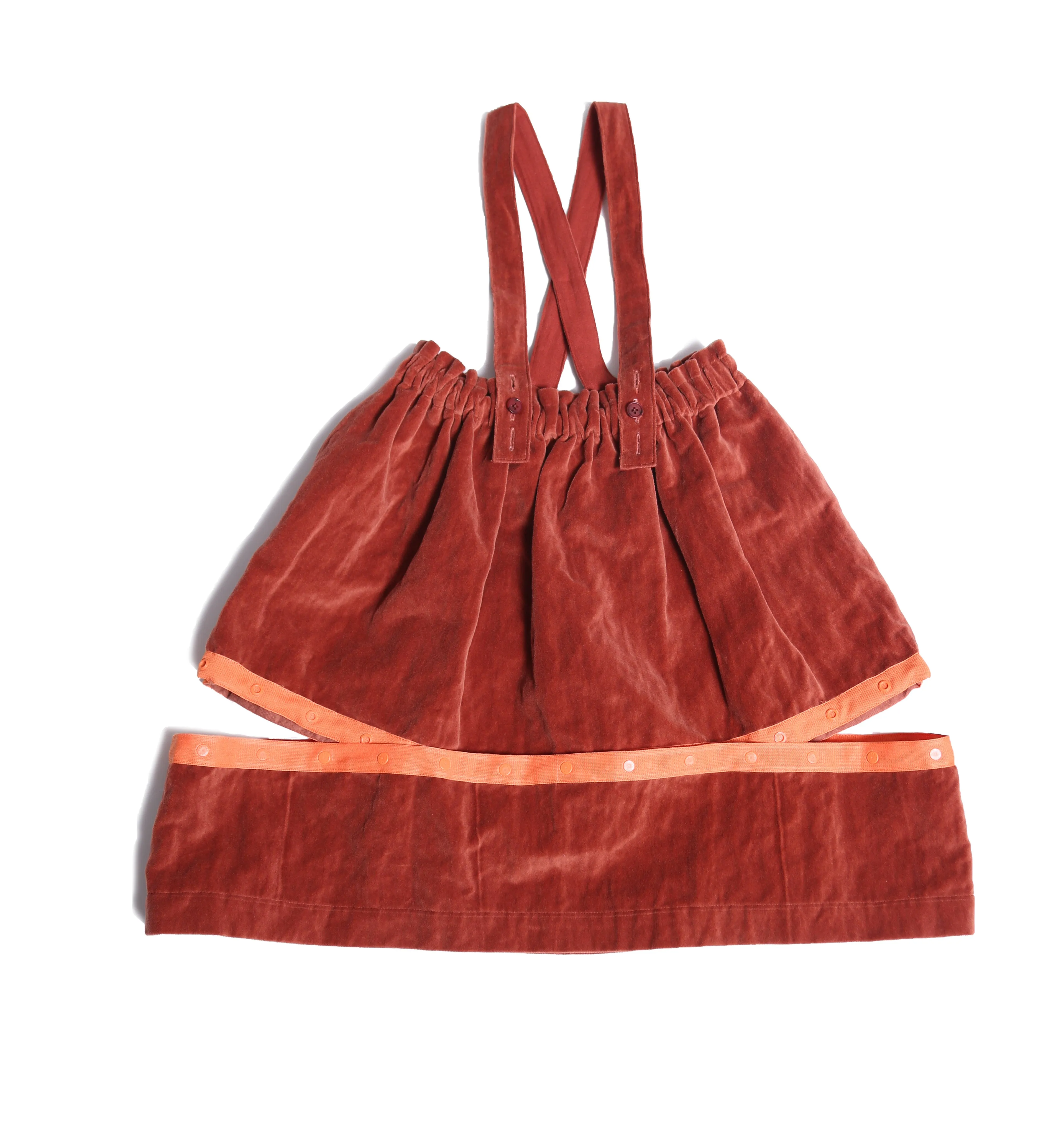 DUNGAREE CONVERTIBLE SKIRT