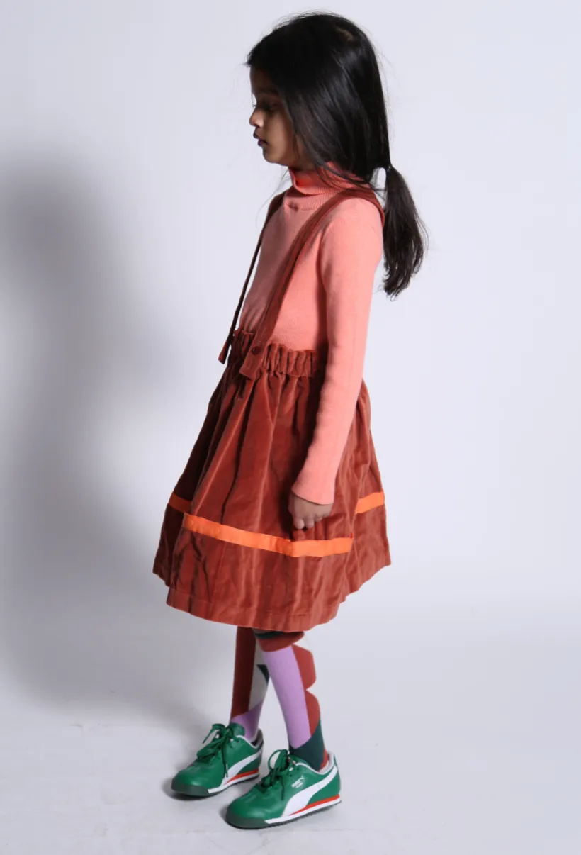 DUNGAREE CONVERTIBLE SKIRT