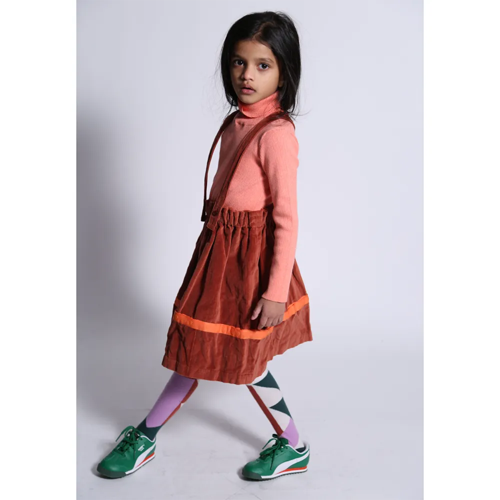 DUNGAREE CONVERTIBLE SKIRT