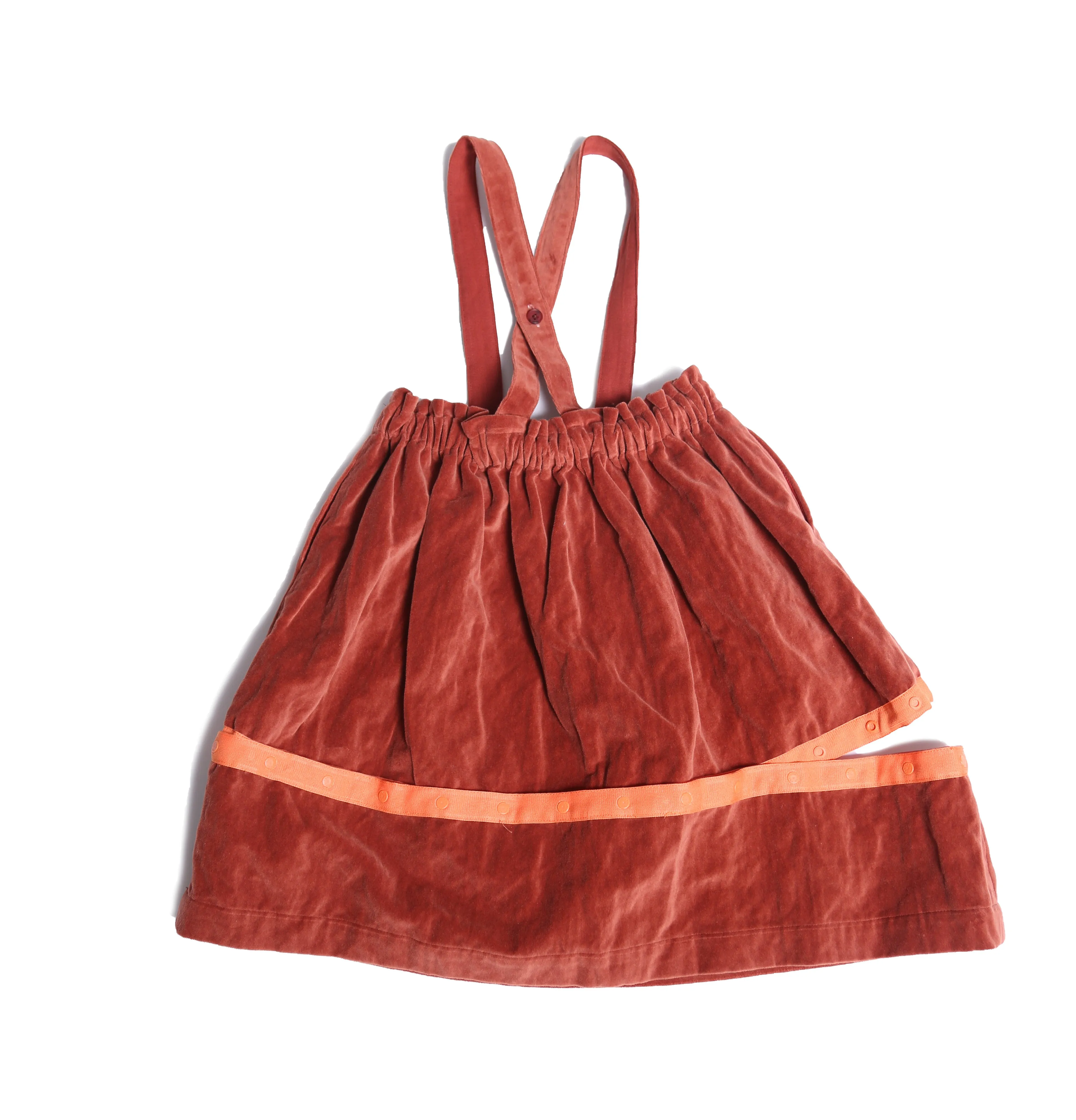 DUNGAREE CONVERTIBLE SKIRT