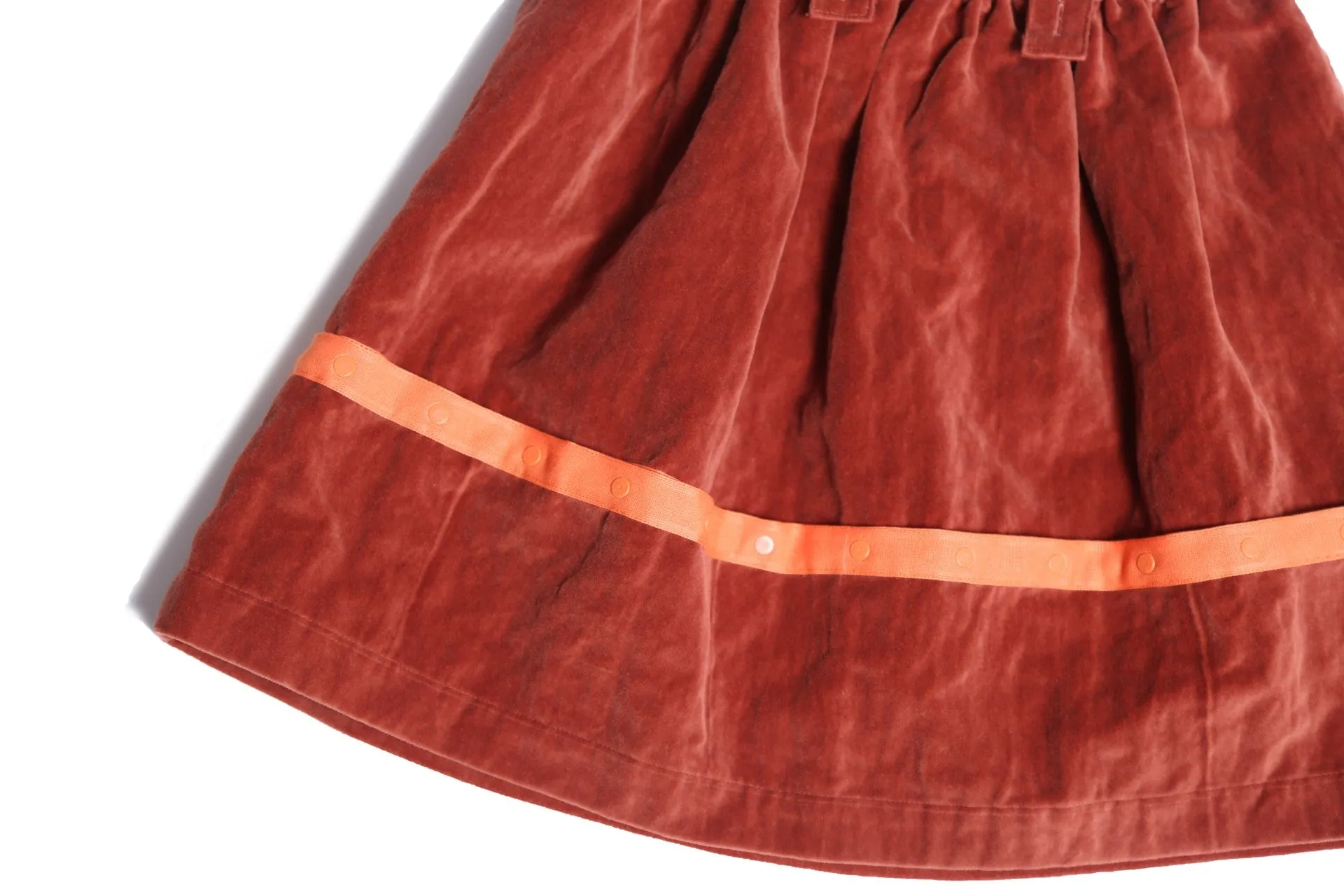 DUNGAREE CONVERTIBLE SKIRT