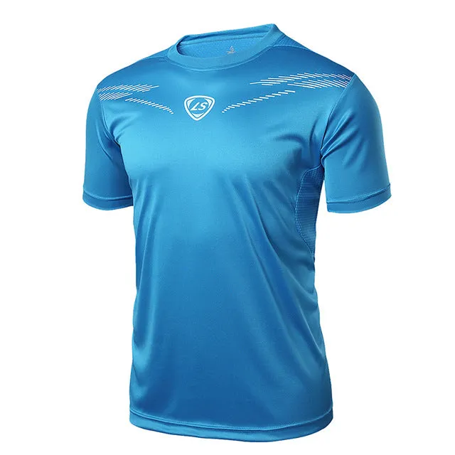 FANNAI Men T Shirt Sport Tops Tees Quick Dry Fitness Gym t shirt Men's Running Shirts Short sleeve Jerseys Sportswear Workout