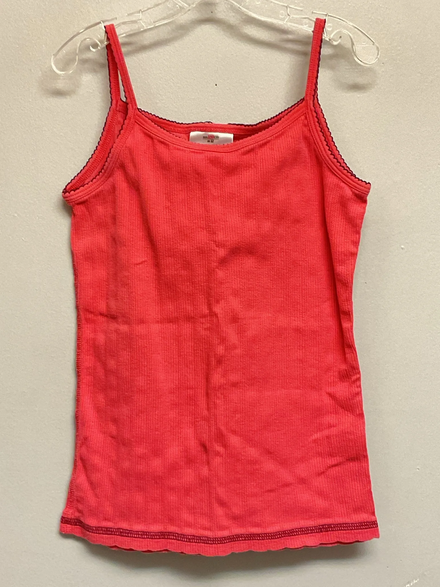 Hanna Andersson Size 12 Coral Cotton Big Girls Tees/Polos/Tunics