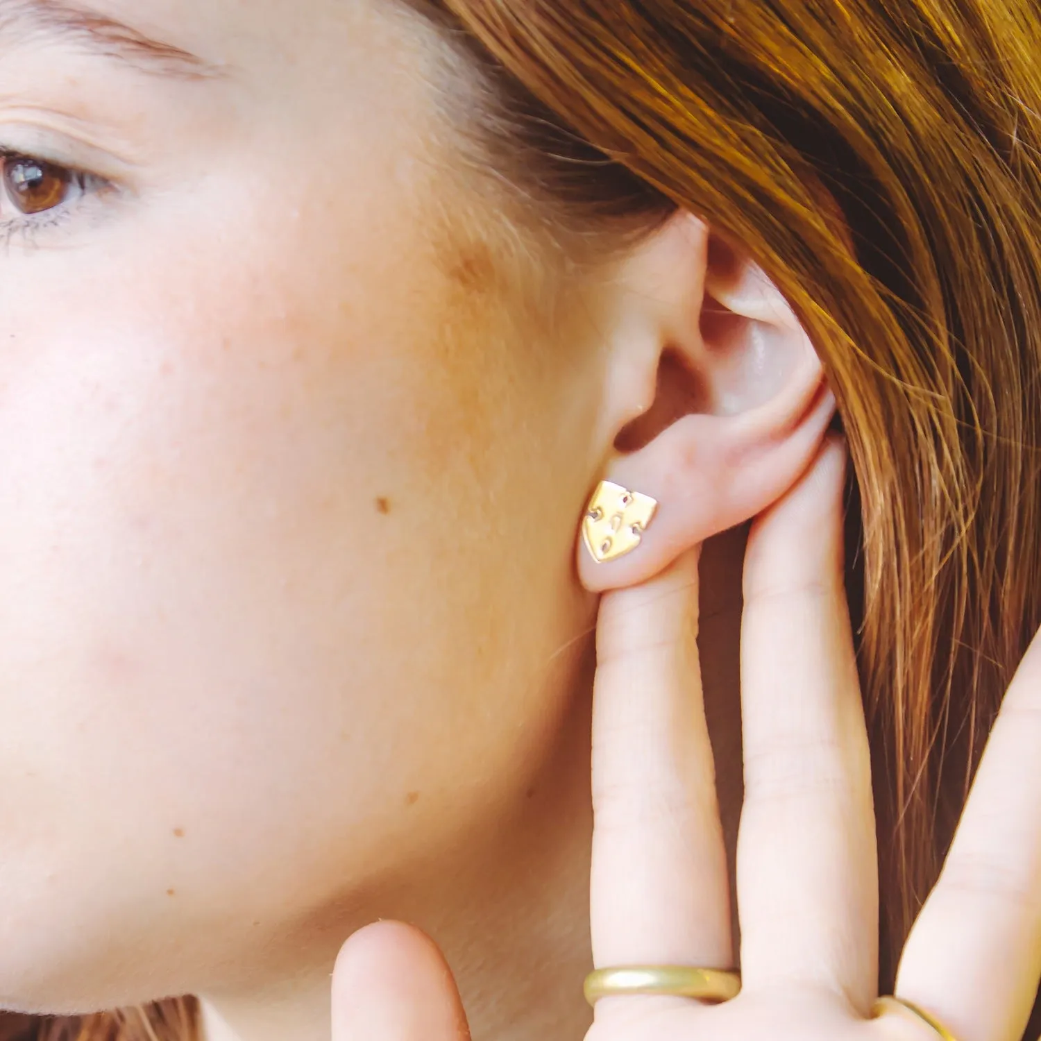 INNER CHAMPION Earrings - Gold