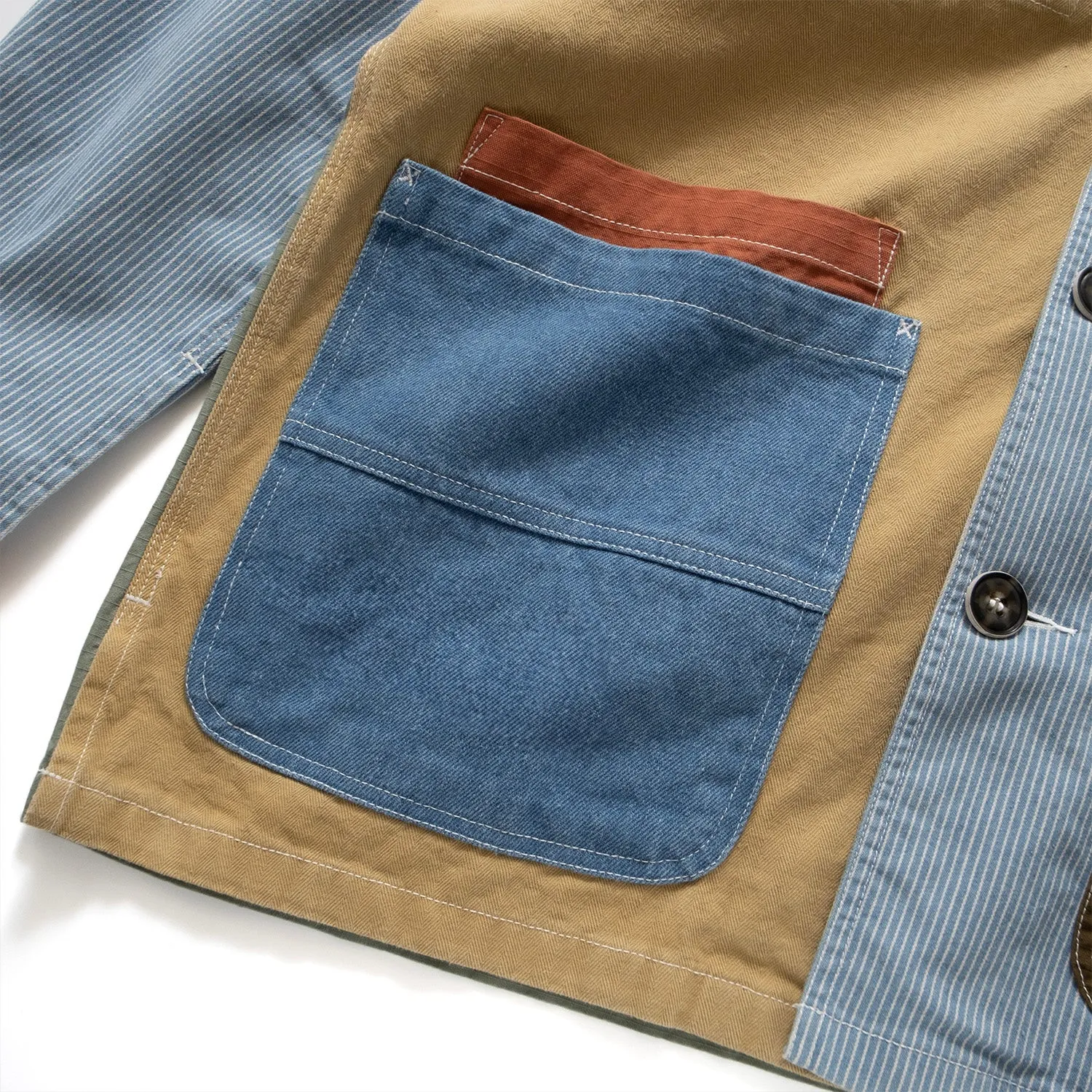 (JK349) Crazy Patch Work Jacket