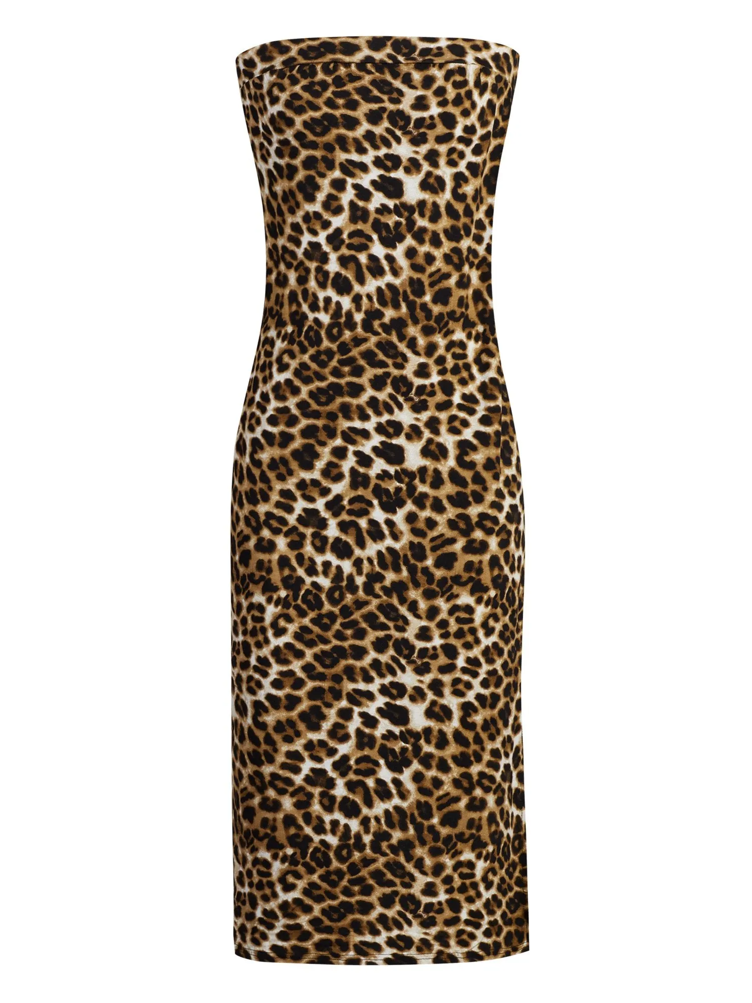 Leopard Convertible Strapless Dress - NY&C Style System
