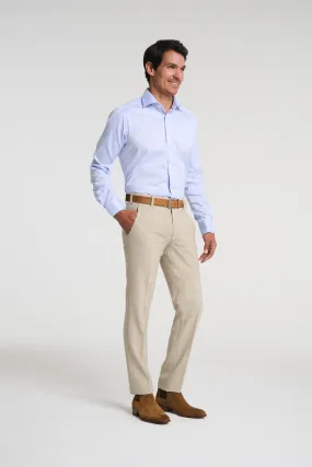 Linen Stretch Travel Pant - Beige