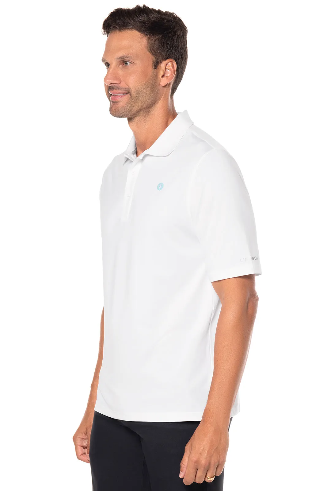 Men's Erodym Short Sleeve Golf Polo | White