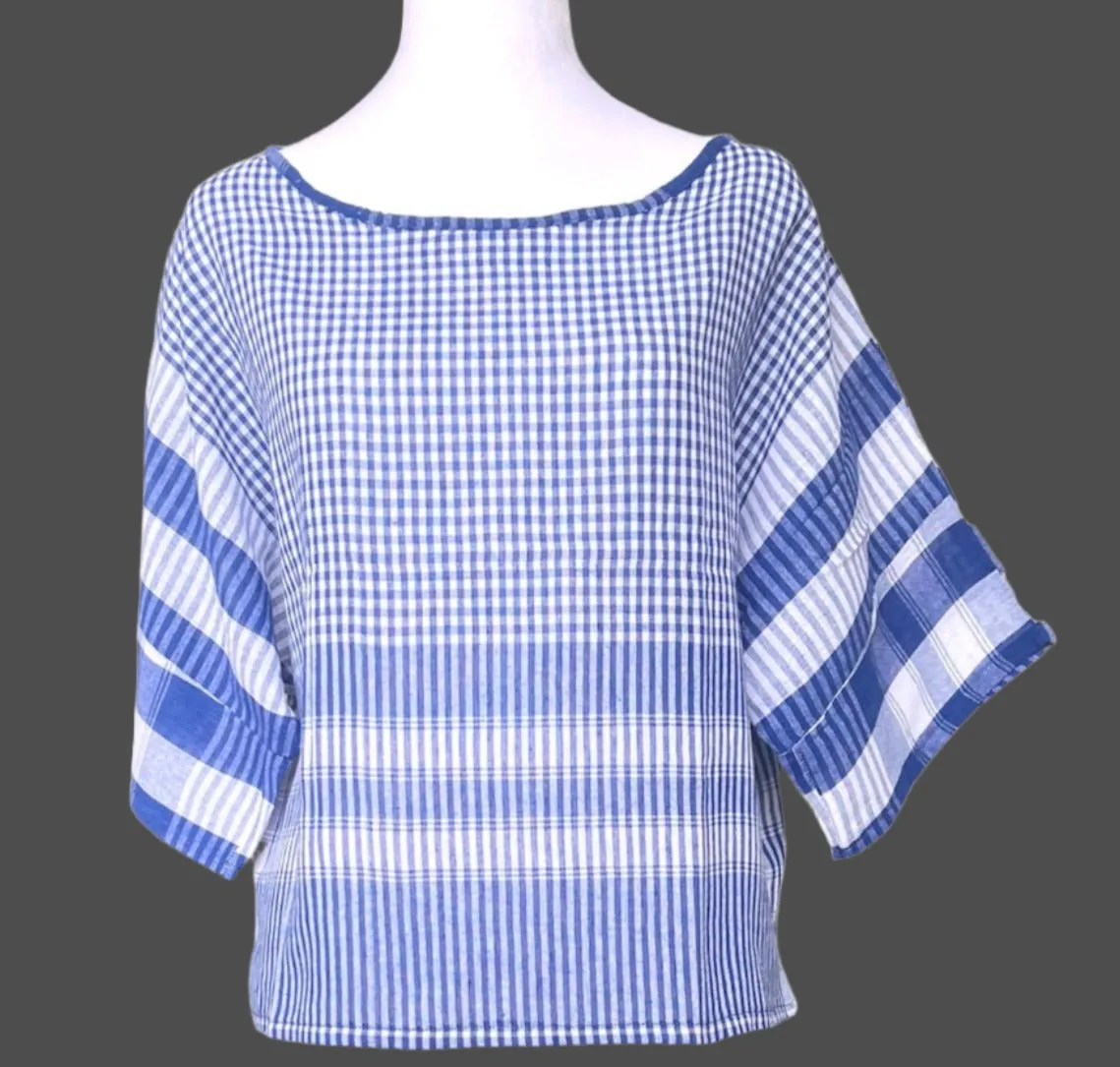 Neeli Gamchha Top