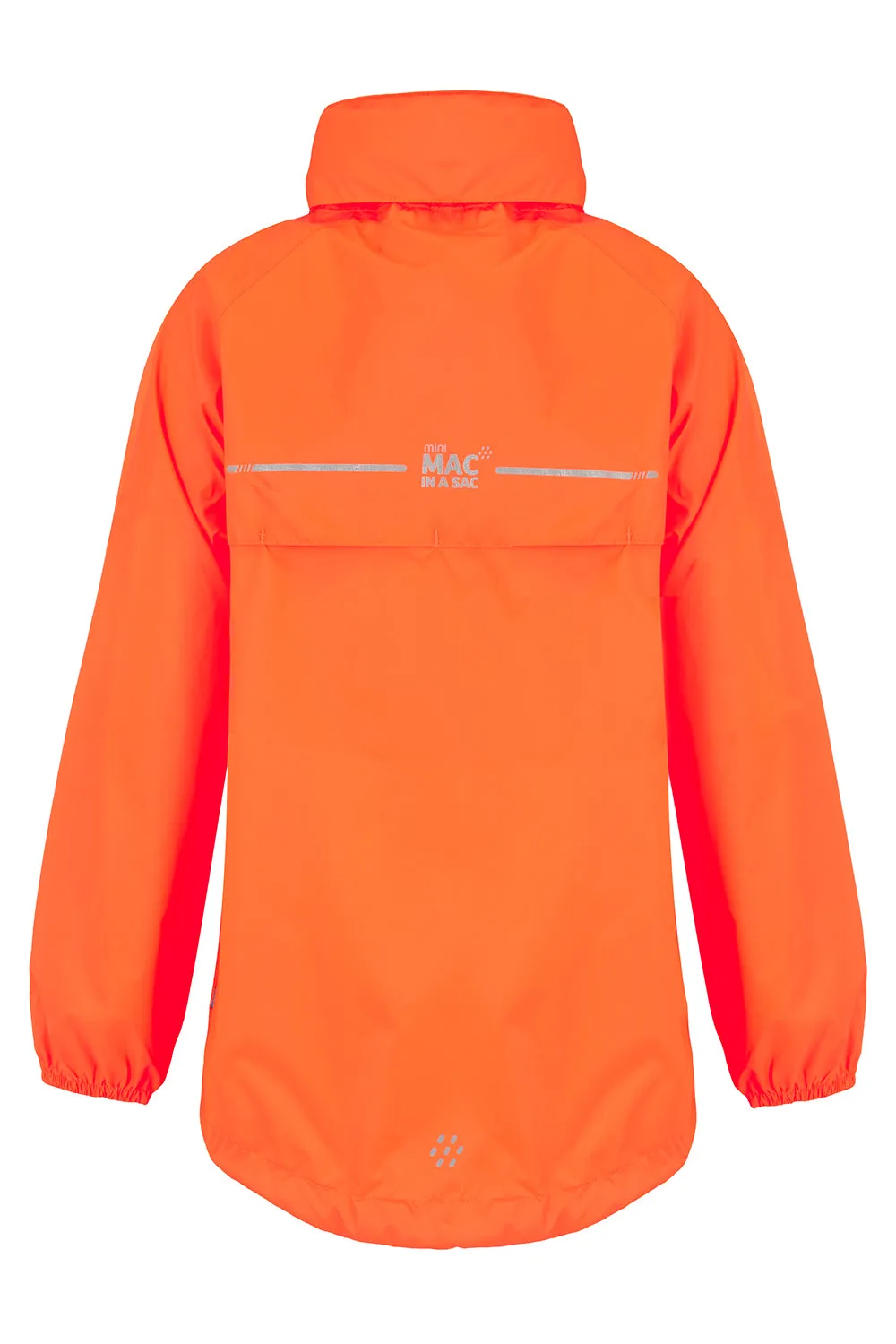 Origin Mini Packable Waterproof Kids Jacket - Neon Orange