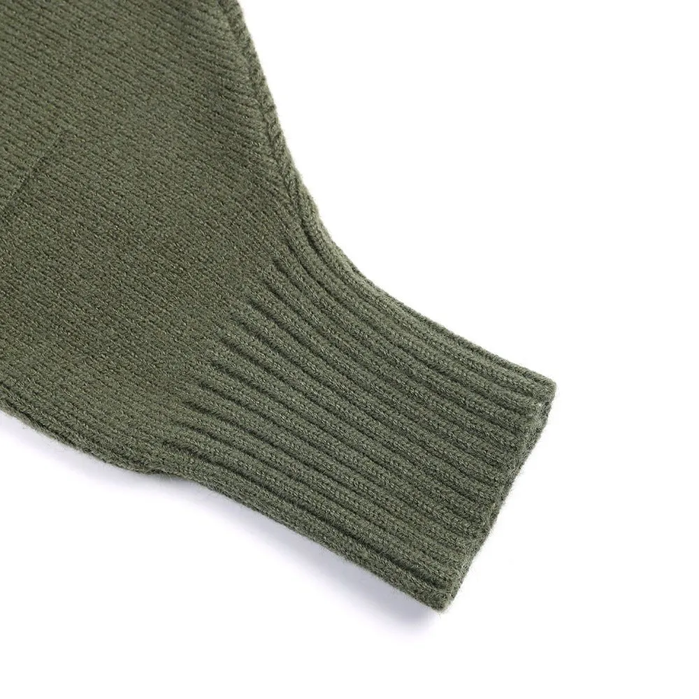 Pre Order:  Mock-Up Two-Piece Spliced Knit Jacket