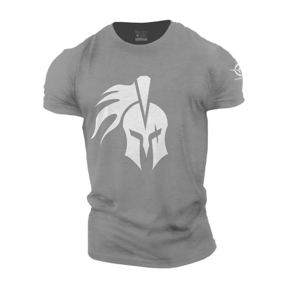 T Shirt For Men Spartan Bodybuilding Tracksuits Leisure O-neck Outdoor Sports Short Sleeve Summer Quick Dry Material Loose Tees