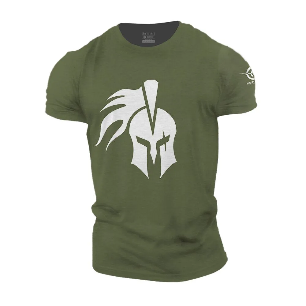 T Shirt For Men Spartan Bodybuilding Tracksuits Leisure O-neck Outdoor Sports Short Sleeve Summer Quick Dry Material Loose Tees