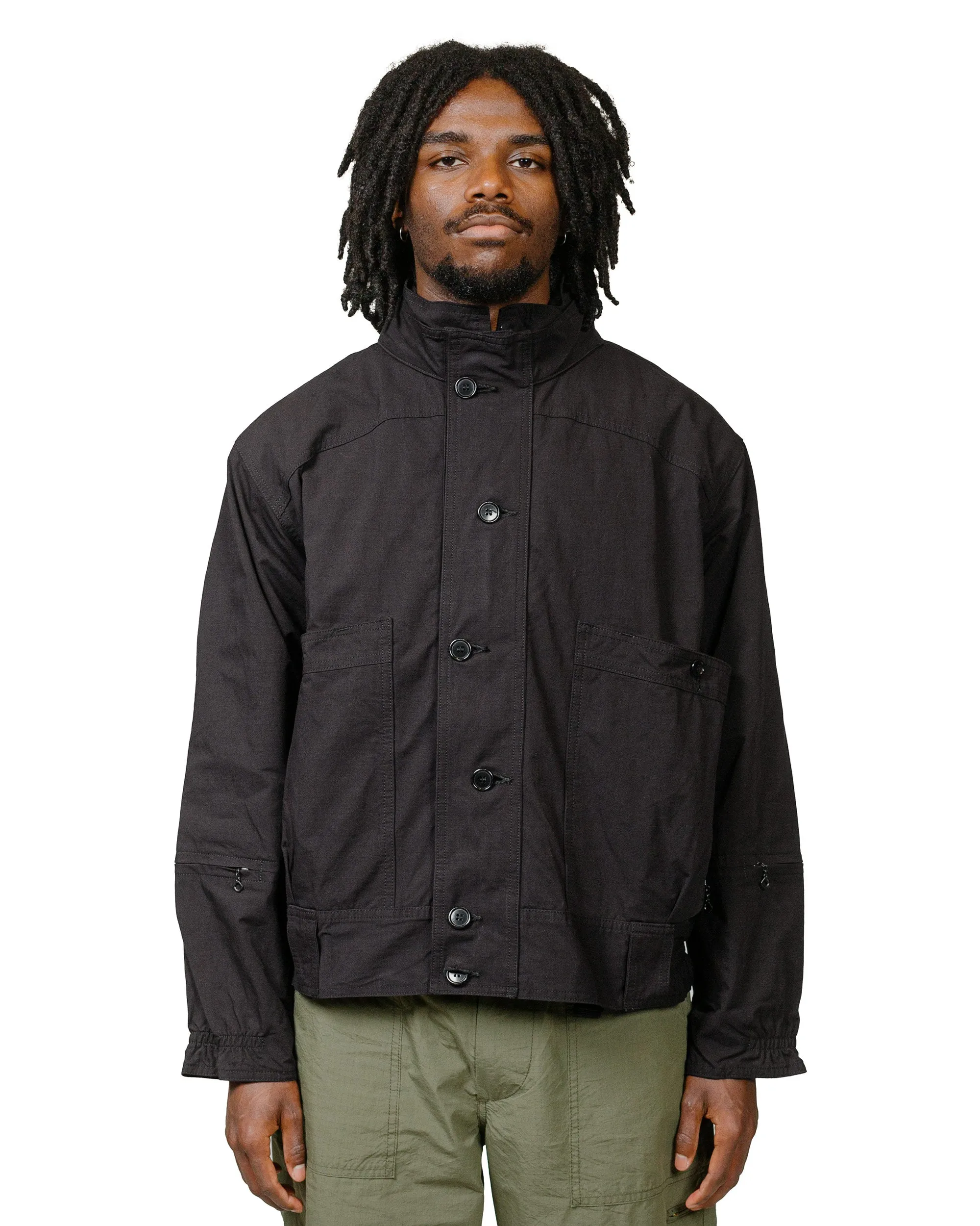 The Corona Utility CJ051 Trek Traveler Shirt Ripstop Black