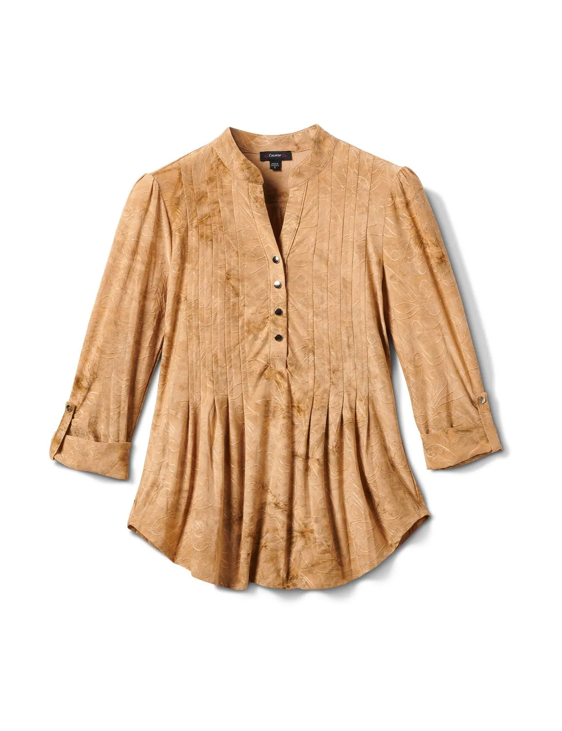 Tie Dye Jaquard Knit Popover