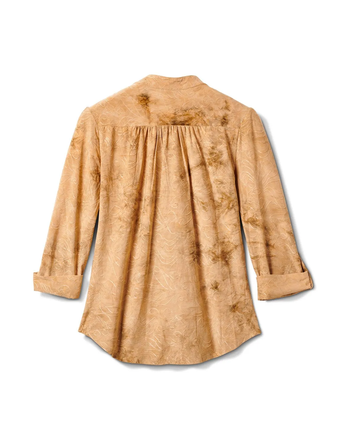 Tie Dye Jaquard Knit Popover