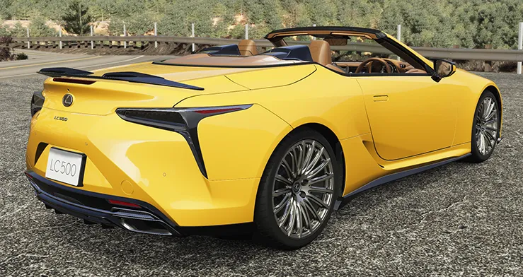 TRD JAPAN 2021-2024 Lexus LC 500 Convertible CFRP Carbon Aero Dynamics Cowling Kit