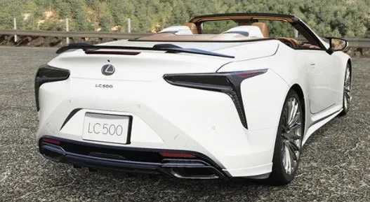 TRD JAPAN 2021-2024 Lexus LC 500 Convertible CFRP Carbon Aero Dynamics Cowling Kit