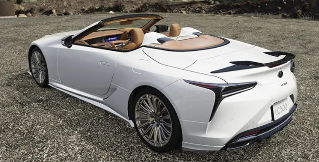 TRD JAPAN 2021-2024 Lexus LC 500 Convertible CFRP Carbon Aero Dynamics Cowling Kit
