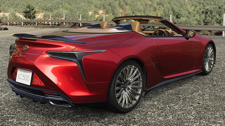 TRD JAPAN 2021-2024 Lexus LC 500 Convertible CFRP Carbon Aero Dynamics Cowling Kit