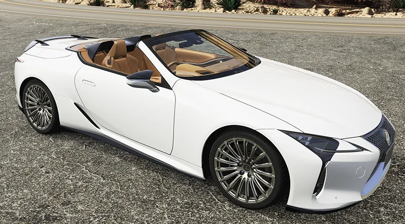 TRD JAPAN 2021-2024 Lexus LC 500 Convertible CFRP Carbon Aero Dynamics Cowling Kit