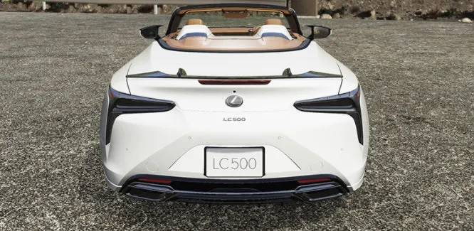 TRD JAPAN 2021-2024 Lexus LC 500 Convertible CFRP Carbon Aero Dynamics Rear Wing Spoiler Kit