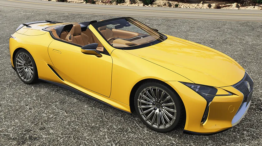 TRD JAPAN 2021-2024 Lexus LC 500 Convertible CFRP Carbon Aero Dynamics Rear Wing Spoiler Kit