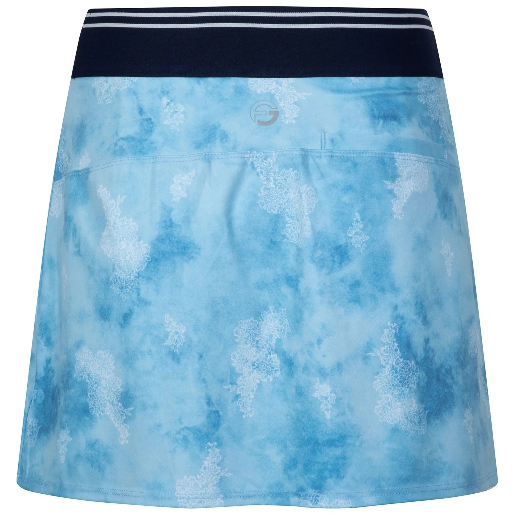 Womens Fairway Floral Skirt Blue - SS23